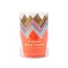Mini Glitter Party Crowns - Set of 8